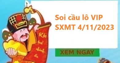 Soi cầu lô VIP SXMT 4/11/2023
