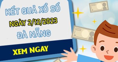 Thống kê XSDNG 2/12/2023 chốt song thủ Đà Nẵng